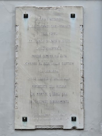 Lapide alla Resistenza, Comune di Fiesse (BS), foto 1
