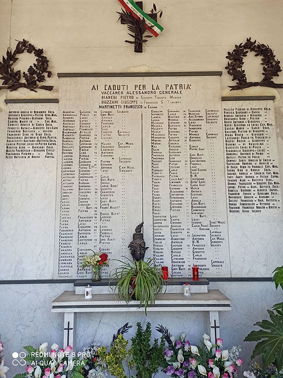 Cappella dei caduti di Garlasco, monumento commemorativo dedicato ai soldati.