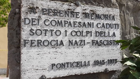 Monumento ai partigiani caduti di Ponticelli, in memoria delle vittime della ferocia nazi-fascista.